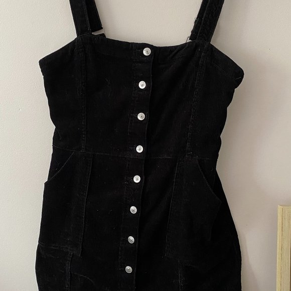 Corduroy Button Down Dress - Picture 1 of 4